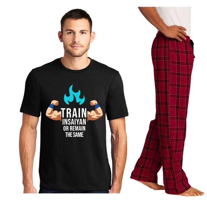 Train Insaiyan Or Remain The Same Anime Gym Bodybuilding Pajama Set