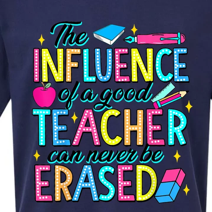 The Influence Of A Good Teacher Can Never Be Erased Sueded Cloud Jersey T-Shirt