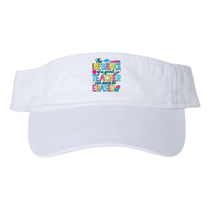 The Influence Of A Good Teacher Can Never Be Erased Valucap Bio-Washed Visor