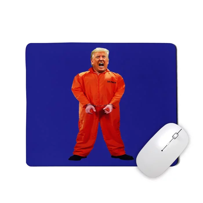 Trump In Orange Jumpsuit Mousepad