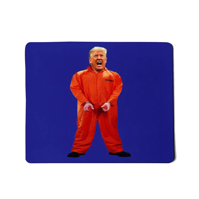 Trump In Orange Jumpsuit Mousepad