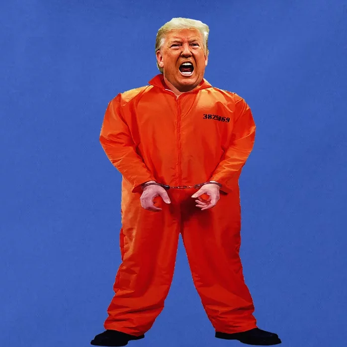 Trump In Orange Jumpsuit Zip Tote Bag