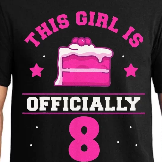 This Is Officiallyy 8 Age Old Birthday Years Her Eight Pajama Set