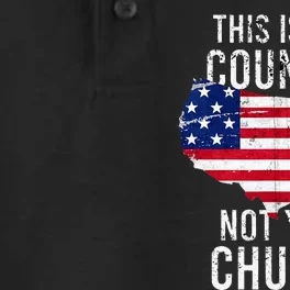 This Is Our Country Not Your Church Freedoom Religious Dry Zone Grid Performance Polo