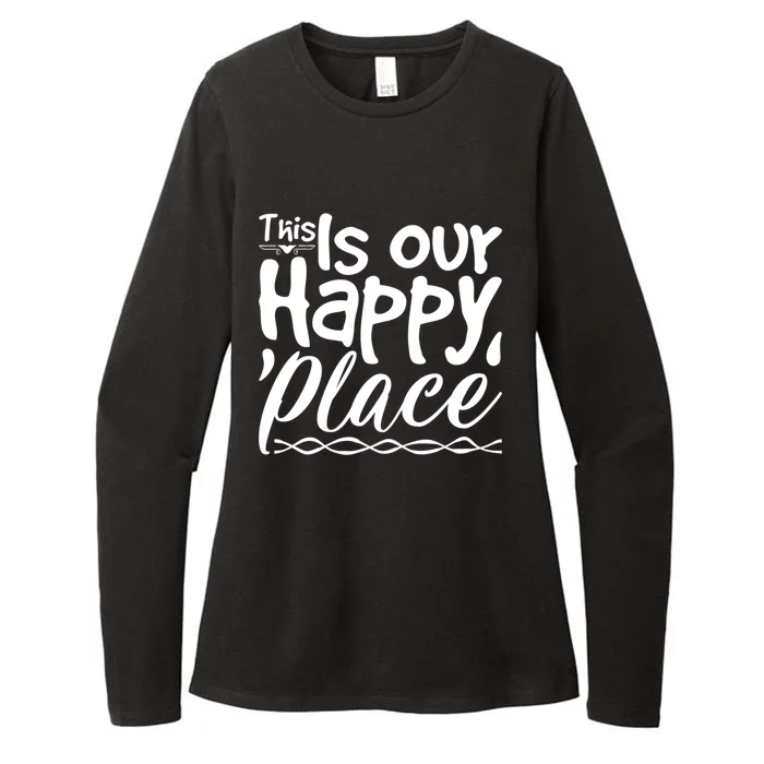 This Is Our Happy Place Couple Relationship Cute Gift Womens CVC Long Sleeve Shirt