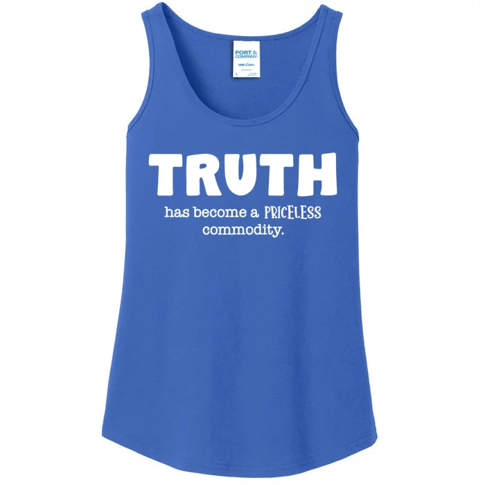 Truth Is Priceless Gift Ladies Essential Tank