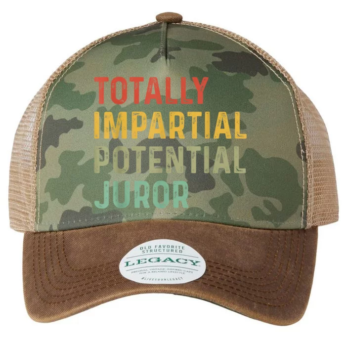 Totally Impartial Potential Juror Legacy Tie Dye Trucker Hat