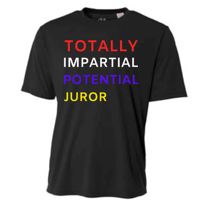 Totally Impartial Potential Juror Cooling Performance Crew T-Shirt