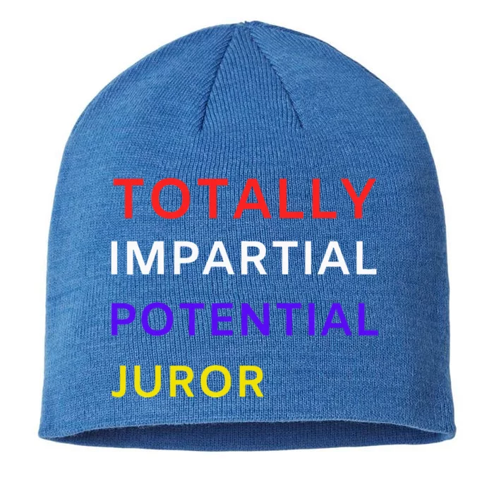 Totally Impartial Potential Juror 8 1/2in Sustainable Knit Beanie