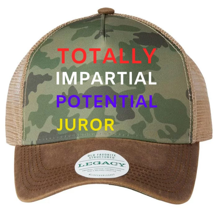 Totally Impartial Potential Juror Legacy Tie Dye Trucker Hat