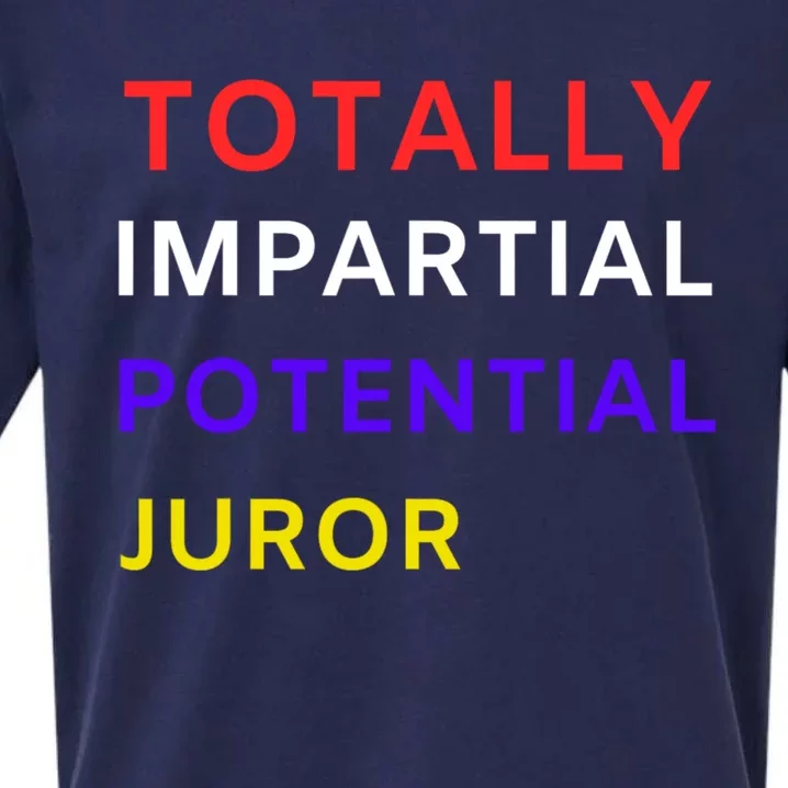 Totally Impartial Potential Juror Sueded Cloud Jersey T-Shirt