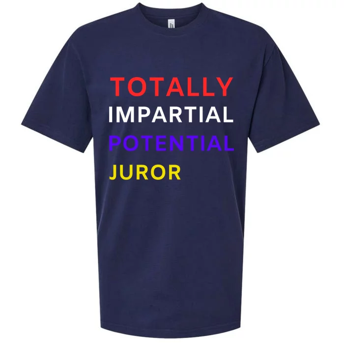 Totally Impartial Potential Juror Sueded Cloud Jersey T-Shirt