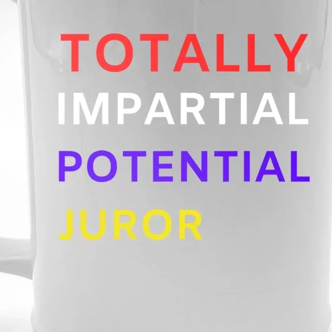 Totally Impartial Potential Juror Front & Back Beer Stein