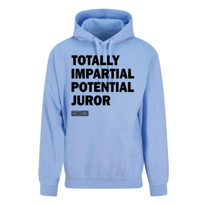 Totally Impartial Potential Juror Unisex Surf Hoodie