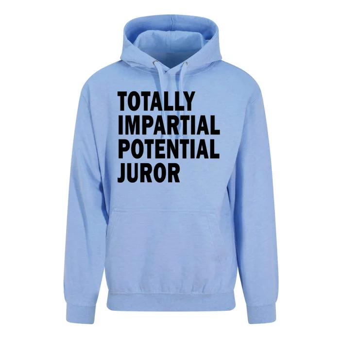 Totally Impartial Potential Juror Unisex Surf Hoodie