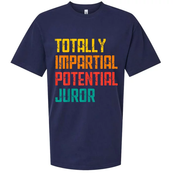 Totally Impartial Potential Juror Sueded Cloud Jersey T-Shirt