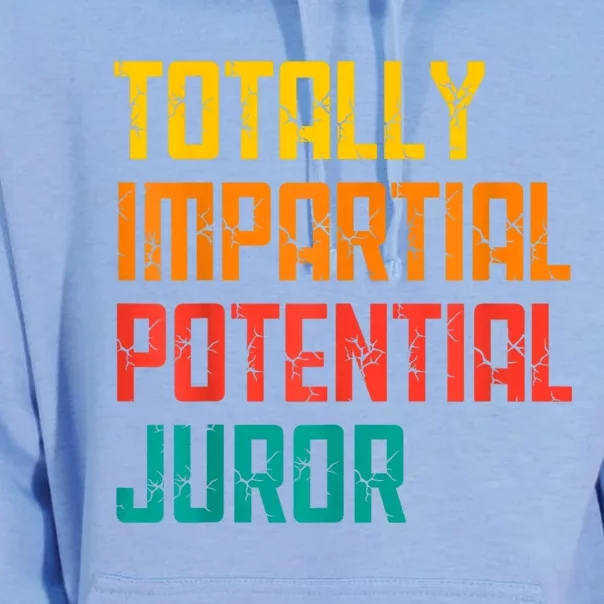 Totally Impartial Potential Juror Unisex Surf Hoodie