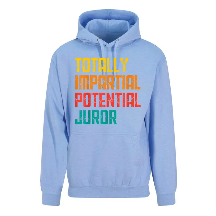 Totally Impartial Potential Juror Unisex Surf Hoodie