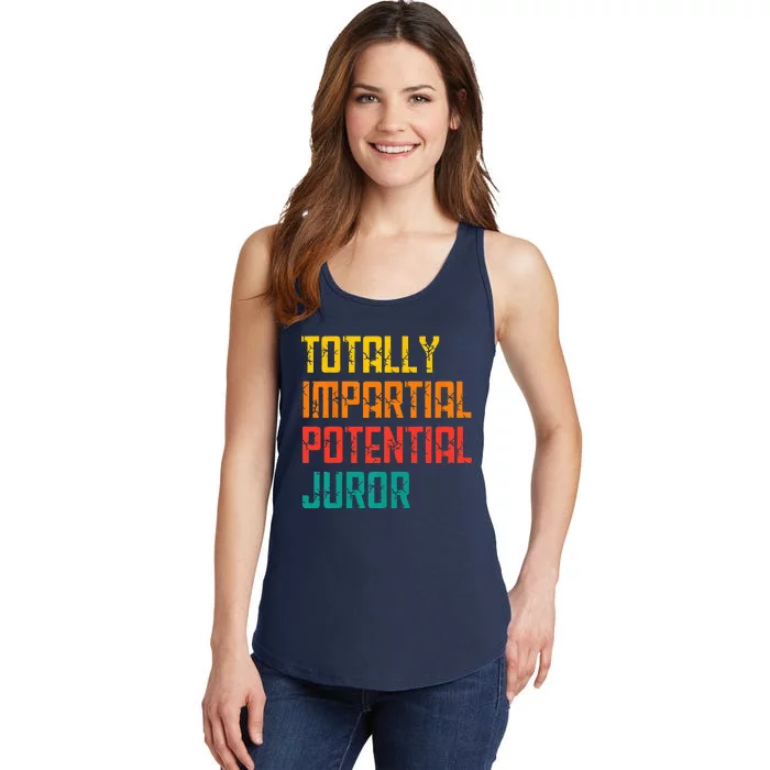 Totally Impartial Potential Juror Tee Ladies Essential Tank