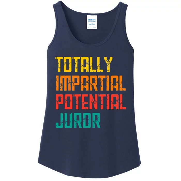 Totally Impartial Potential Juror Tee Ladies Essential Tank