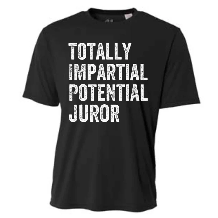 Totally Impartial Potential Juror Cooling Performance Crew T-Shirt