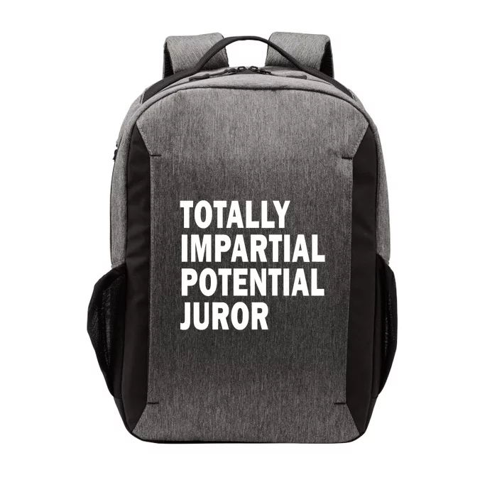 Totally Impartial Potential Juror Vector Backpack