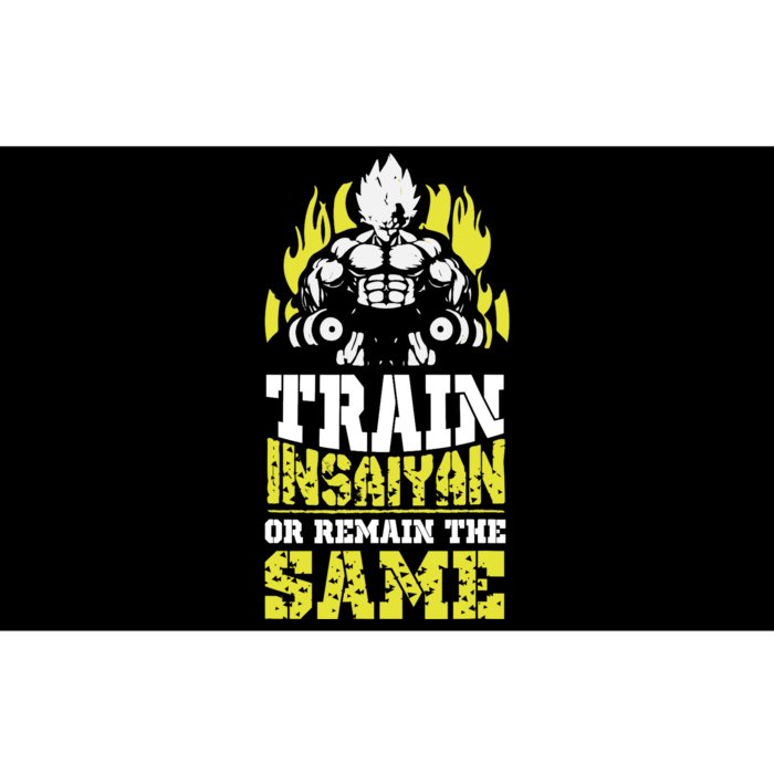 Train Insaiyan Remain The Same Workout Anime Gym Bumper Sticker