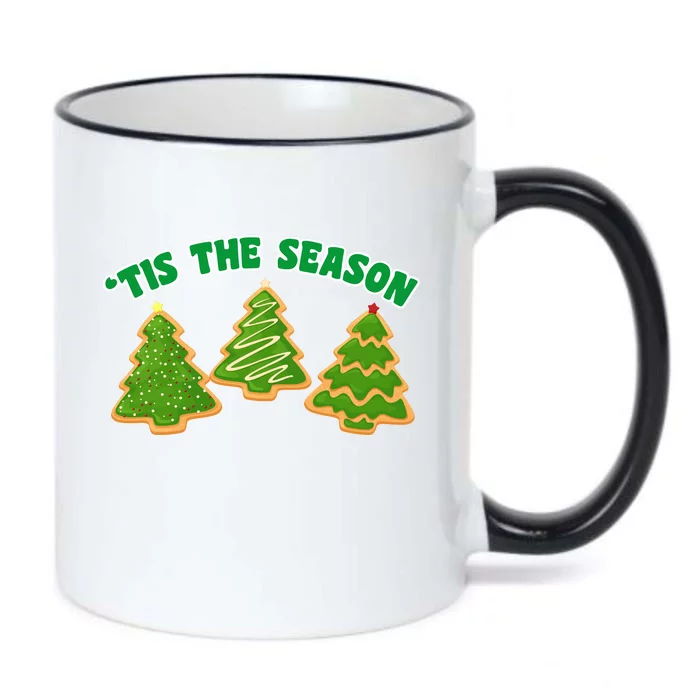 'Tis The Season Cute Funny Christmas Black Color Changing Mug