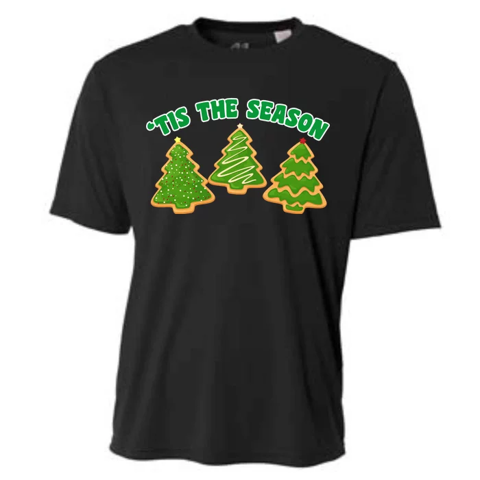 'Tis The Season Cute Funny Christmas Cooling Performance Crew T-Shirt