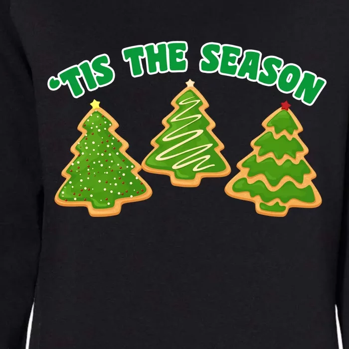 'Tis The Season Cute Funny Christmas Womens California Wash Sweatshirt