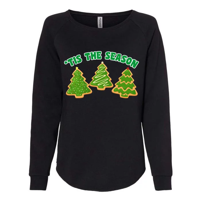 'Tis The Season Cute Funny Christmas Womens California Wash Sweatshirt