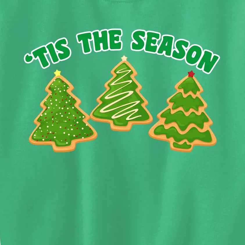 'Tis The Season Cute Funny Christmas Kids Sweatshirt