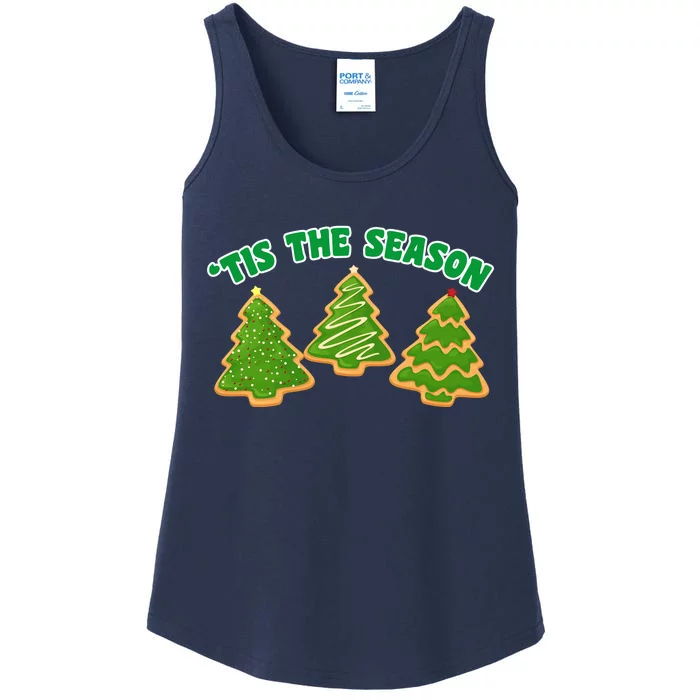 'Tis The Season Cute Funny Christmas Ladies Essential Tank