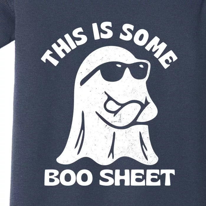 This Is Some Boo Sheet Funny Ghost Baby Bodysuit