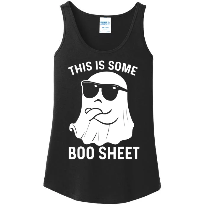 This Is Some Boo Sheet Ghost Halloween Costume Men Women Ladies Essential Tank