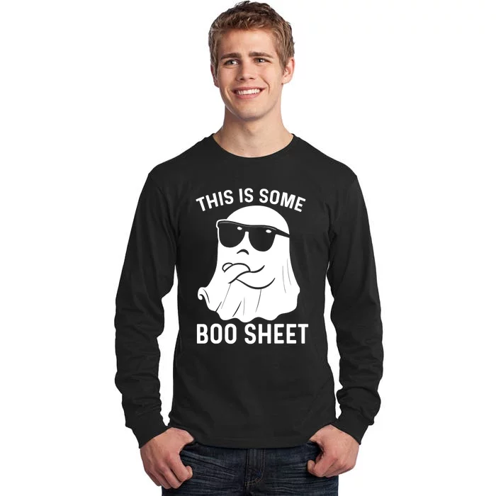 This Is Some Boo Sheet Ghost Halloween Costume Men Women Tall Long Sleeve T-Shirt