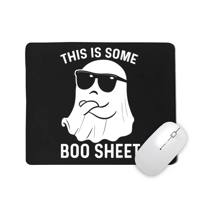 This Is Some Boo Sheet Ghost Halloween Costume Men Women Mousepad