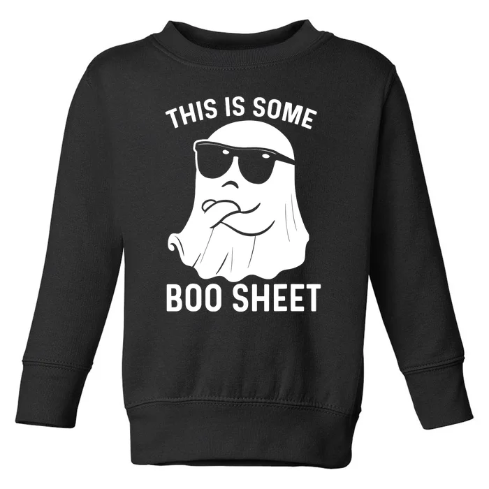 This Is Some Boo Sheet Ghost Halloween Costume Men Women Toddler Sweatshirt