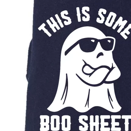 This Is Some Boo Sheet Ghost Cute Boo Ghost Halloween Spooky Doggie 3-End Fleece Hoodie