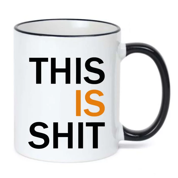 This Is Shit Black Color Changing Mug