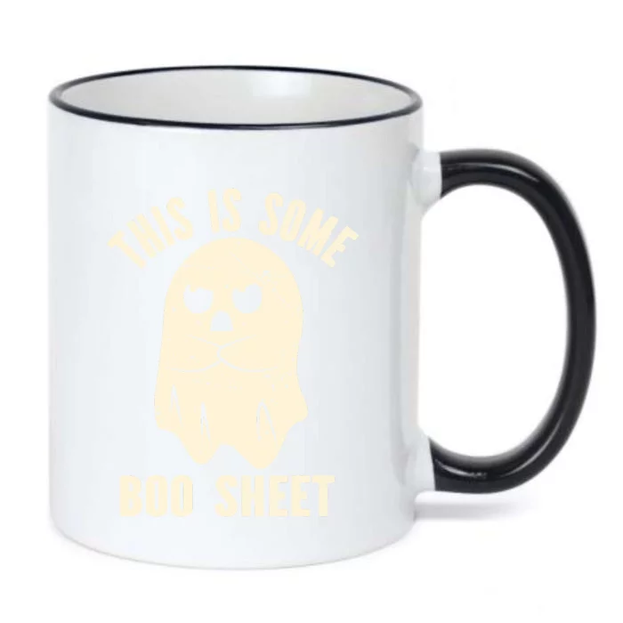 This Is Some Boo Sheet Halloween Costume Black Color Changing Mug