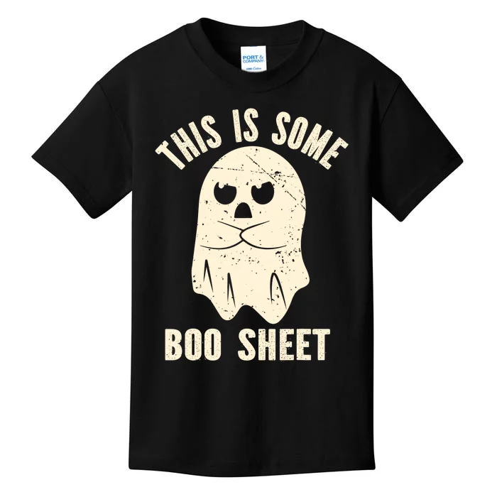 This Is Some Boo Sheet Halloween Costume Kids T-Shirt