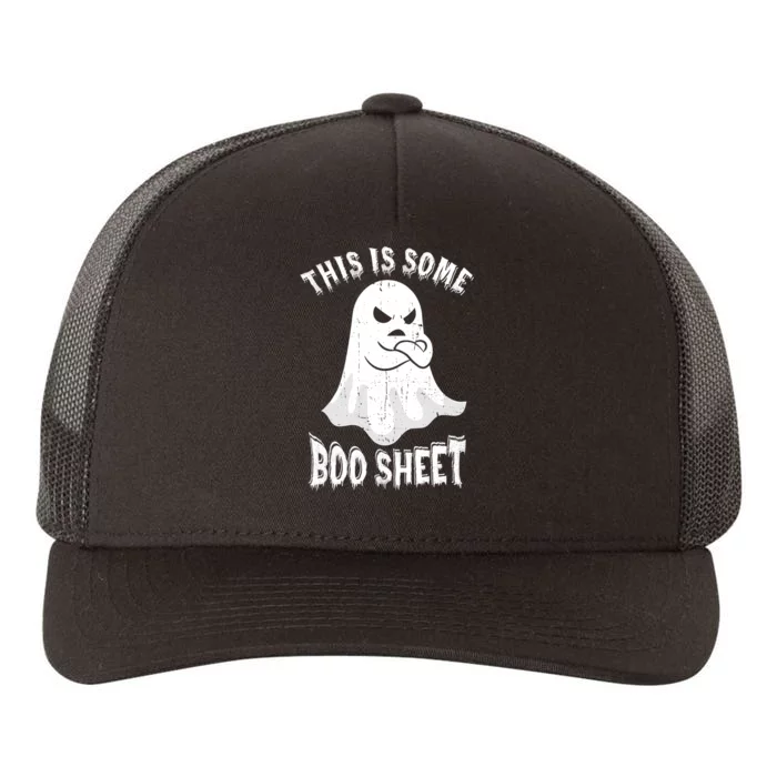 This Is Some Boo Sheet Halloween Ghost Funny Men Women Yupoong Adult 5-Panel Trucker Hat