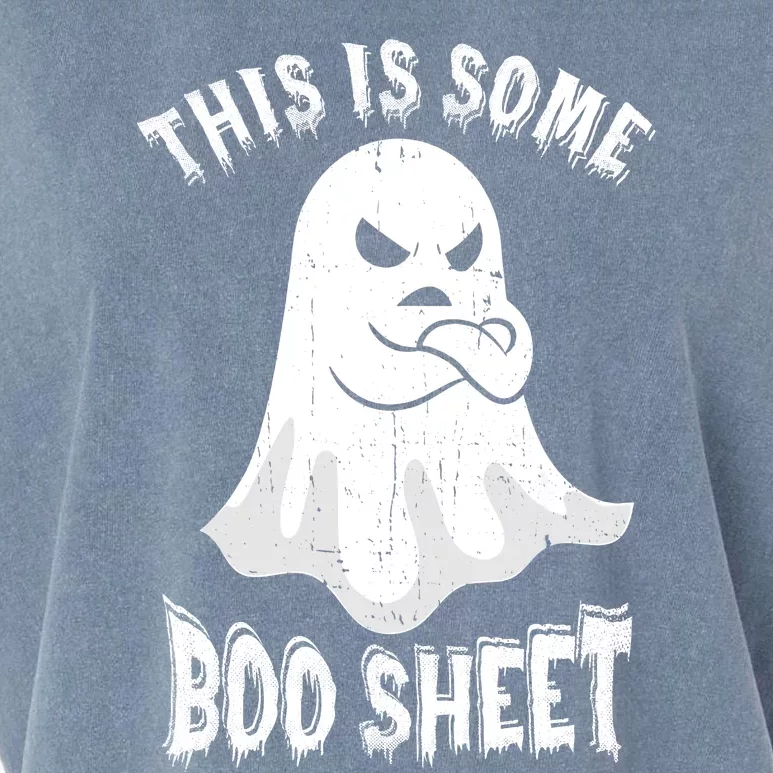 This Is Some Boo Sheet Halloween Ghost Funny Men Women Garment-Dyed Women's Muscle Tee