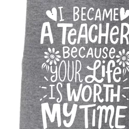 Teacher Inspirational Saying Great Gift Doggie 3-End Fleece Hoodie