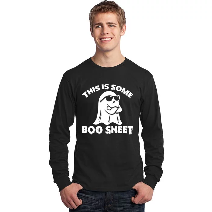 Funny Halloween Boo Ghost Costume This is Some Boo Sheet Tall Long Sleeve T-Shirt