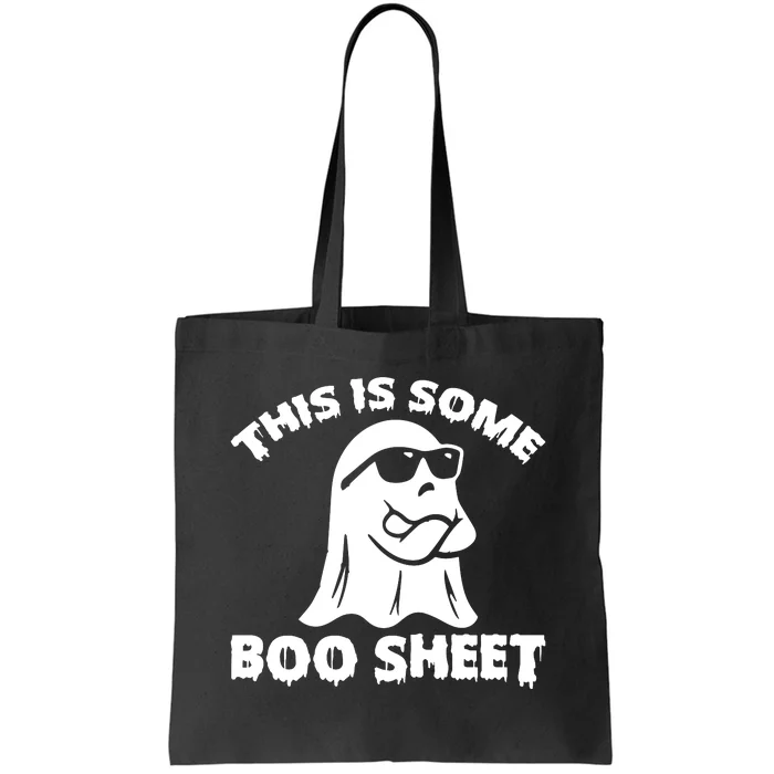 Funny Halloween Boo Ghost Costume This is Some Boo Sheet Tote Bag