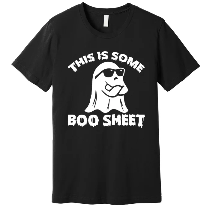 Funny Halloween Boo Ghost Costume This is Some Boo Sheet Premium T-Shirt