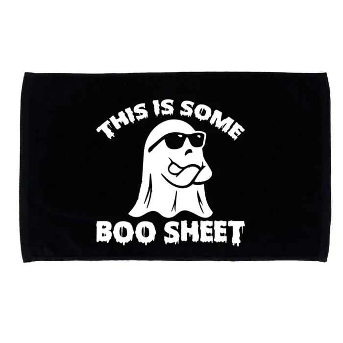 Funny Halloween Boo Ghost Costume This is Some Boo Sheet Microfiber Hand Towel