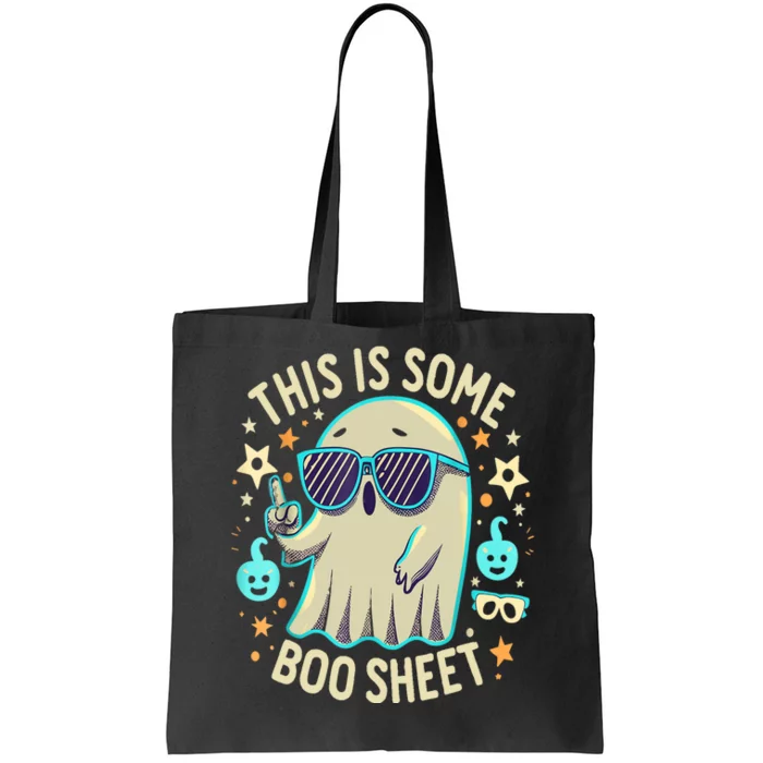 This Is Some Boo Sheet Ghost Halloween Costume Tote Bag